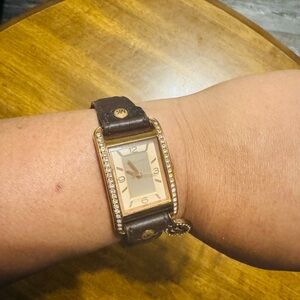 Michael Kors Gold and Brown Watch